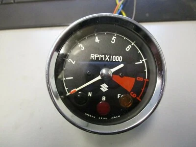 1969 - 71 铃木 T305 TC305 T350 转速计 Tach 全新 NOS 原始设备制造商 34200-18700-999 WM15D — 第 1/4 张图片