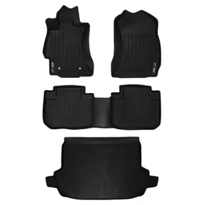 Smartliner Black 1st & 2nd Row Floor Liners & Cargo Liner for Subaru Forester - Picture 1 of 7