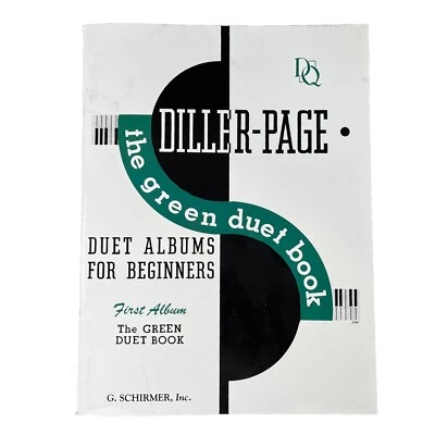 Green Duet Book (Diller-Paige) G. Schirmer NEW, First Album Hal Leonard - Image 1 of 4