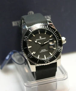REVUE THOMMEN Diver Professional AUTOMATICO nero 17030.2537 NUOVO!!! - Foto 1 di 12