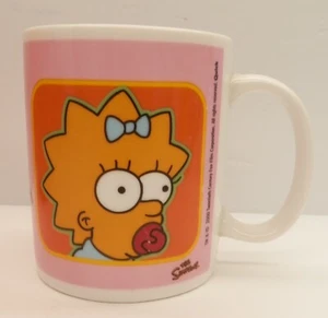 Taza de café vintage Maggie de los Simpson "Boum" lanzamiento europeo - Imagen 1 de 5
