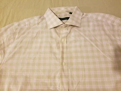 Mens Bobby Jones Dress Shirt L Large Pink Button Cotton - Image 1 of 4