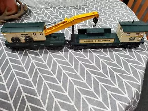 K-Line K-689103 & K-689104 Arizona California Boom & Crane car 1997 TCA Ex. - Picture 1 of 7