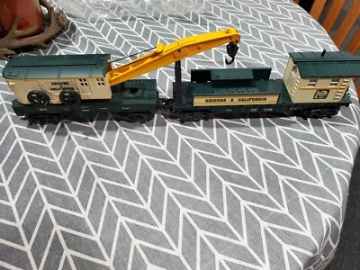 K-Line K-689103 & K-689104 Arizona California Boom & Crane car 1997 TCA Ex. - Image 1 of 4