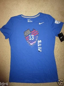 Alex Morgan #13 US Fußball Olympia Nike Shirt Damen LG L NEU - Bild 1 von 3