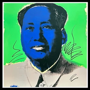 Andy Warhol ""mao"" #90 - Stampa serigrafica - Non firmato - Spedizione piatta - MIGLIORE QUALITÀ E PREZZO - Foto 1 di 5