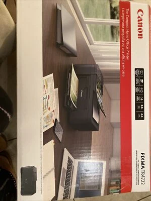 NEW Canon PIXMA TR4722 (4520) Color Printer -Wireless-All-In-One Scan Copy-FAX - Image 1 of 4