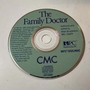 The Family Doctor Dr Allan Bruckheim CD-ROM PC Vintage 1993 Disc Only No Case - Picture 1 of 1