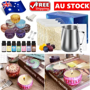 138PCS Candle Making Kit Soap DIY Candles Craft Tool Set Pouring Melting Pot Set - Picture 1 of 12