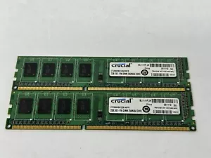 Crucial 4GB (2x2GB) 240-PINN DIMM 256MX64 DDR3 RAM CT25664BA1339.C8FER2 RAM - Picture 1 of 2