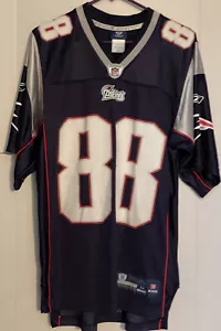 Camiseta para hombre NFL EQUIPMENT onfield Reebok NEW ENGLAND PATRIOTS azul #88 mediana - Imagen 1 de 8