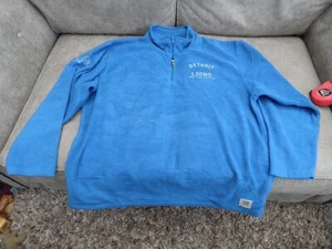 REEBOK NFL CLASSICS DETROIT LIONS FLEECE JACKET - XL MENS - EXCELLENT CONDITION - Picture 1 of 6