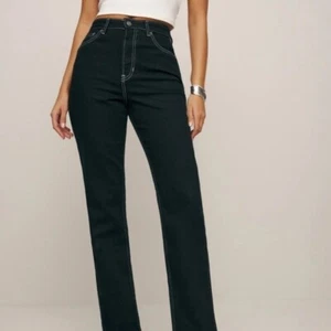 Reformation Highrise Skinny jeans, Black, Size 28 J53 - Picture 1 of 8