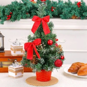 Colorful Small Christmas Tree Artificial Xmas Pine Tree Holiday Decorations - Picture 1 of 12