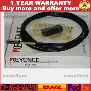 New KEYENCE FU-40 Reflective Fiber Optic Sensor US Free TAX - Picture 1 of 9