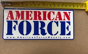 Auténtica calcomanía American Force mediana PEGATINA AMERICAN FORCE - Imagen 1 de 1