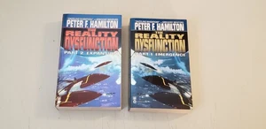 THE REALITY DYSFUNCTION PART 1 & 2 by PETER HAMILTON *SIGNED* - Picture 1 of 2
