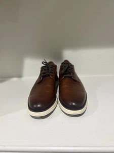 Allen Edmonds "CARSON" Uomo Pelle IBRIDO STRINGATO Derby 11 D Pelle Peperoncino - Foto 1 di 8