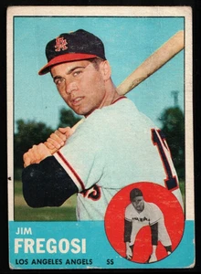 1963 Topps #167 Jim Fregosi Los Angeles Angels arrugado vintage béisbol B27:57 - Imagen 1 de 3