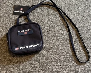Mini bolso de viaje vintage Polo Sport Ralph Lauren pequeño nuevo con etiquetas - Imagen 1 de 6