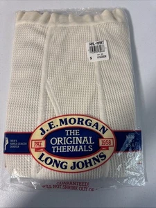 J.E. Morgan Long Johns Thermal Bottoms Men Size Small 30 32 Vintage New Made USA - Picture 1 of 3