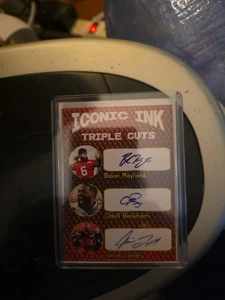 2018 Iconic Ink Mayfield, Beckham, Landry - Bild 1 von 2