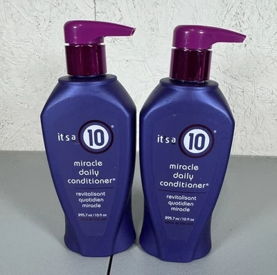 2 Pack- It's a 10 Miracle Daily Conditioner 10oz Bottles NEW SEALED! - Image 1 of 2