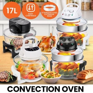 17L DIGITAL TURBO CONVECTION OVEN ELECTRIC COOKER AIR FRYER 1400W Heater - Picture 1 of 16