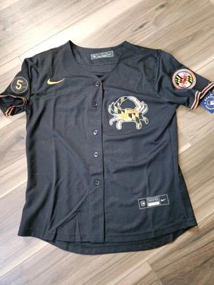 New LADIES Gunnar Henderson Orioles Crab And BROOKS #5 PATCH Large. STITCHED - Image 1 of 4