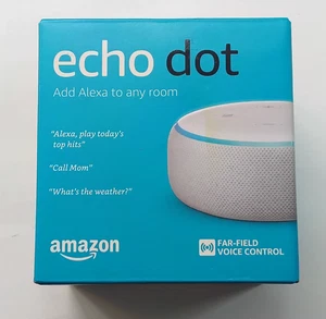 ¡NUEVO/SELLADO! / Altavoz inteligente Amazon Echo Dot (3ª generación) con Alexa (blanco) - Imagen 1 de 5