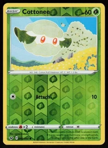 SWSH01: Sword & Shield Base Set Cottonee #005/202 REVERSE HOLO POKEMON CARD - Picture 1 of 2