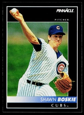 1992 Pinnacle #527 Shawn Boskie Chicago Cubs - Image 1 of 2