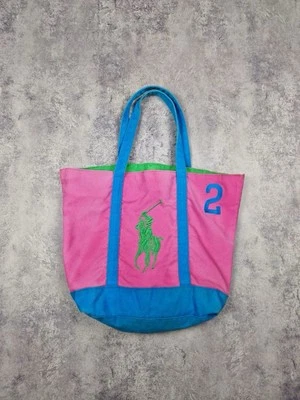 Vintage Polo Ralph Lauren Tote Bag Women’s Big Logo Luxury Y2K Classic - Image 1 of 4