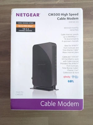 NETGEAR - High Speed Cable Modem - CM500  - 680 Mbps  w/ Power Cord - Image 1 of 4
