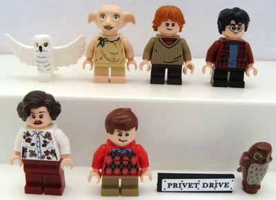 Lego Harry Potter Minifigure Lot Of 5 From 4 Privet Drive Set 75968 - Image 1 of 4