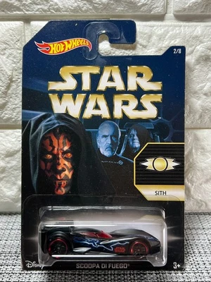 Hot Wheels Disney Star Wars Scoopa Di Fuego 2/8 Sith Walmart Exclusivo Negro Foto 1 de 4