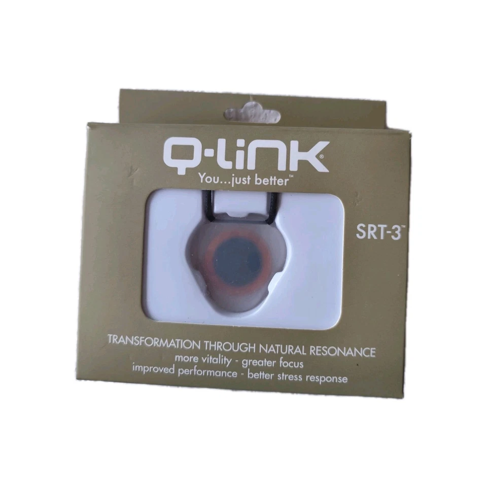 Q-Link SRT-3 Pendant in Clear White and Orange New in Package - Image 1 of 4