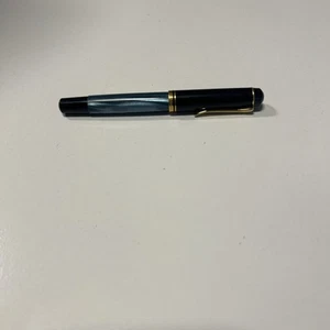 Pelikan Füllfederhalter, mit Goldfeder B, Türkis Gestreift - Bild 1 von 9