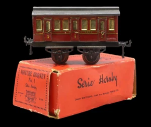 Train echelle O - HORNBY - VOITURE N° 1  d'avant guerre / jouet ancien - Imagen 1 de 8