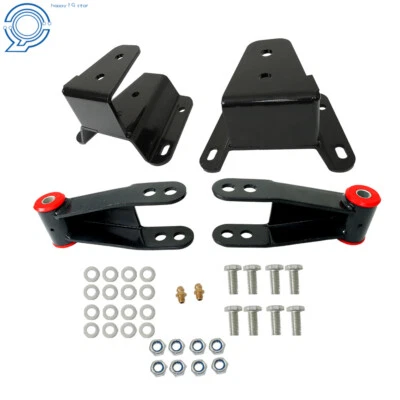 4" Rear Drop Lowering Hanger Shackle Kit For Ford F100 2WD 1965-1972 Foto 1 de 4