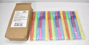 Oojami 18 Pack Bubble Wands Assortment 14" Multi Colored Bubble Party Theme - Picture 1 of 5