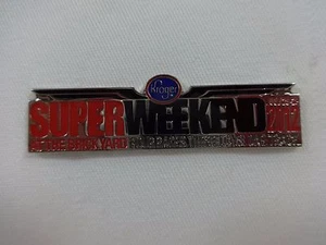 2012 Super Weekend At the Brickyard Four Races Three Days One Track Lapel Pin - Picture 1 of 7