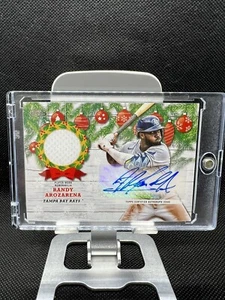 2022 Topps Holiday Auto Relic Randy Arozarena /25 - Picture 1 of 2