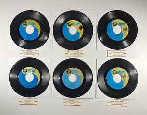 Donny Osmond You Lonesome Tonight Let My People 7" 45 Vinyl Jukebox Strips 6 Lot - Picture 1 of 8