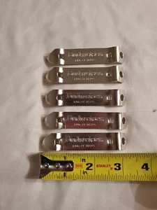 Vintage Budweiser King of Beers Apribottiglie/Lattine Acciaio 3" NOS Lotto di 5 - Foto 1 di 5