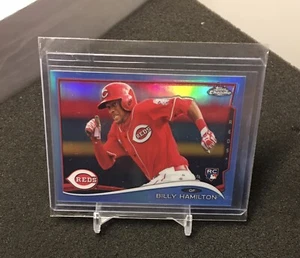 Billy Hamilton 155/199 Blue 2014 Topps Chrome card 75 Cincinnati Reds Refractor - Picture 1 of 3