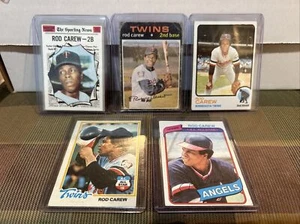 TOPPS ROD CAREW MINNESOTA TWINS HOF (5 Card Lot) - Picture 1 of 1