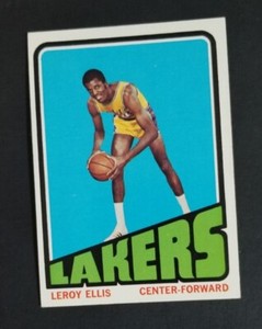 1972/73 Topps #18 LEROY ELLIS Los Angeles Lakers - FREE SHIPPING