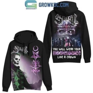 Ghost World Tour 2025 Crown Of Independence 2024 Hoodie Hoodie 3d - all printed - Picture 1 of 3