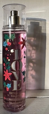 Bath & Body Works LOVE Cotton Candy Champagne Fragrance Mist - FS 8 oz - NEW - Image 1 of 4